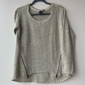 Chunky Knit Zipper Sweater